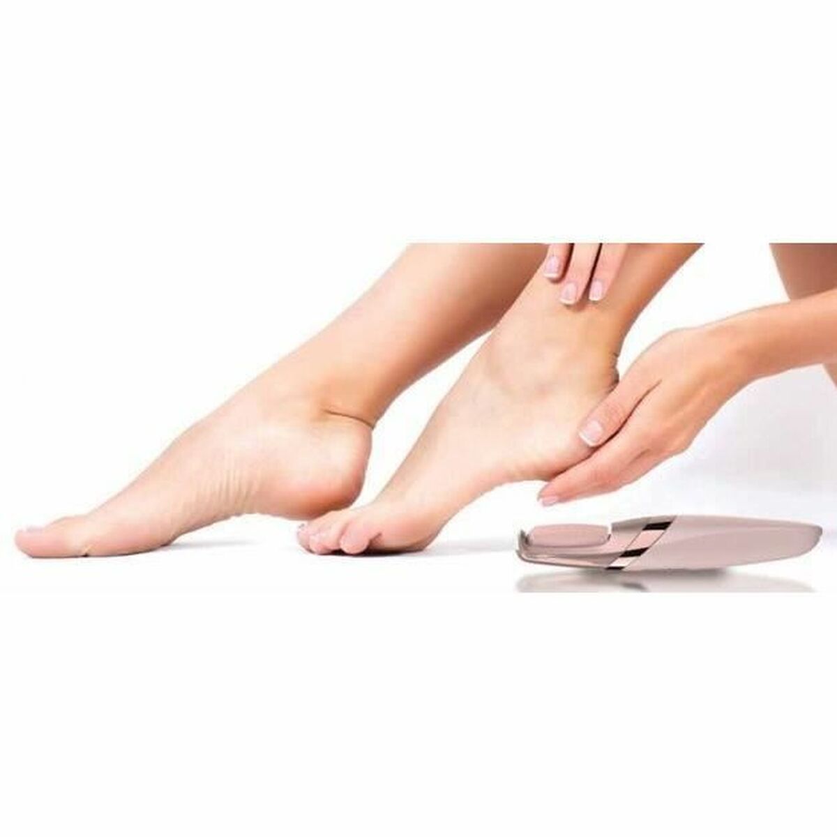 Removedor de Calos Eléctrico FLAWLESS Pedi Cor de Rosa